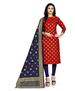 Picture of Gorgeous Red Straight Cut Salwar Kameez
