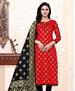 Picture of Graceful Red Straight Cut Salwar Kameez