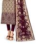 Picture of Shapely Beige Straight Cut Salwar Kameez