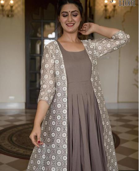 Buy Designer Sarees Salwar Kameez Kurtis  Tunic and Lehenga  CholiResplendent Grey Readymade Gown
