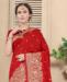 Picture of Shapely Red Silk Saree