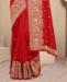 Picture of Shapely Red Silk Saree