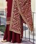 Picture of Classy Red Straight Cut Salwar Kameez