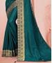 Picture of Alluring Teal Blue Casual Saree