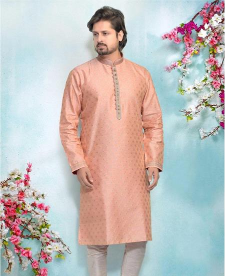 Picture of Admirable Peach Pink Kurtas