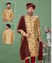 Picture of Sightly Gold Sherwani
