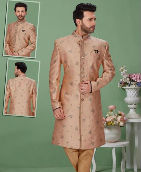 Picture of Magnificent Light Copper Sherwani