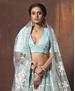 Picture of Well Formed Baby Blue Lehenga Choli