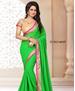 Picture of Statuesque Pakistani Green Casual Saree