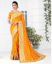 Picture of Gorgeous Mustred Silk Saree