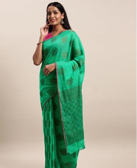 Picture of Admirable Teal Casual Saree