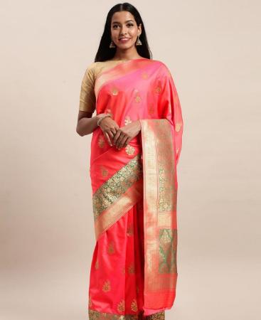 Picture of Fascinating Pink Casual Saree