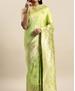Picture of Amazing Pestel Green Casual Saree