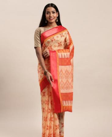 Picture of Elegant Fawn Casual Saree