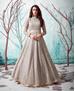 Picture of Sightly Beige Party Wear Gown