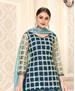 Picture of Pretty Nevy Blue Straight Cut Salwar Kameez