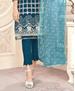 Picture of Pretty Nevy Blue Straight Cut Salwar Kameez