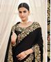 Picture of Appealing Black Georgette Saree