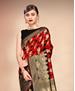 Picture of Graceful Red & Black Casual Saree