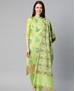 Picture of Bewitching Green Straight Cut Salwar Kameez