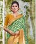 Picture of Admirable Green & Golden Casual Saree