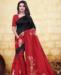 Picture of Nice Black/Red Casual Saree