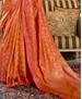 Picture of Bewitching Orange Casual Saree