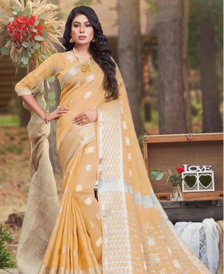 Picture of Grand Beige Casual Saree