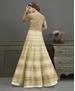 Picture of Stunning Cream Party Wear Gown