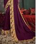 Picture of Ravishing Purple Silk Saree