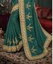 Picture of Gorgeous Green Silk Saree