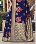 Picture of Gorgeous Navy Blue Casual Saree