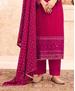 Picture of Ideal Pink Straight Cut Salwar Kameez