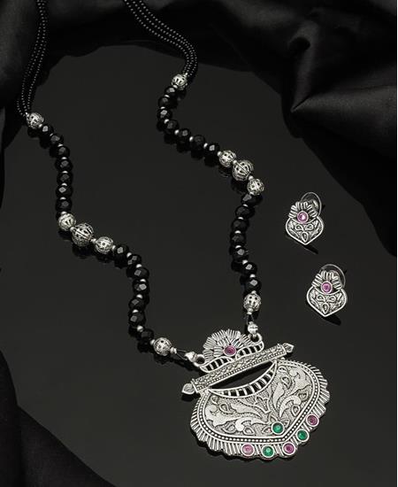 Picture of Delightful Silver Mangalsutra