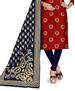 Picture of Comely Red Cotton Salwar Kameez