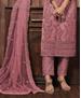 Picture of Exquisite Pink Straight Cut Salwar Kameez