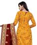 Picture of Fine Yellow Straight Cut Salwar Kameez