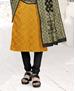 Picture of Bewitching Yellow Cotton Salwar Kameez