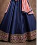 Picture of Radiant Navy Blue Readymade Gown