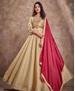 Picture of Stunning Cream Readymade Gown