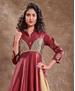 Picture of Marvelous Maroon Readymade Gown