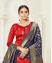 Picture of Charming Red Cotton Salwar Kameez
