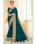 Picture of Magnificent Teal Blue Casual Saree