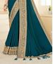 Picture of Magnificent Teal Blue Casual Saree