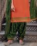 Picture of Comely Orange Patiala Salwar Kameez