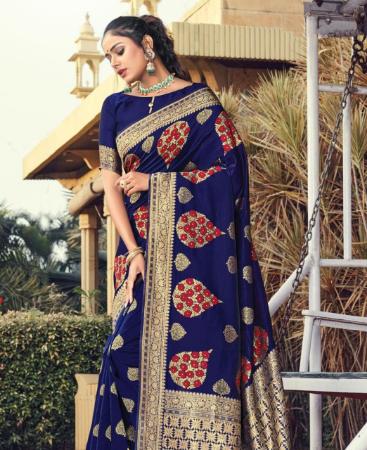 Picture of Sublime Blue Casual Saree