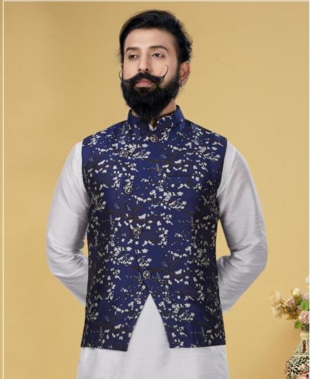 Picture of Marvelous Navy Blue Waist Coats