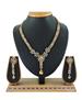 Picture of Bewitching Gold+white Necklace Set