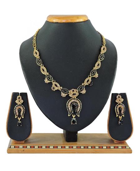 Picture of Superb Black Necklace Set