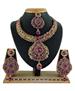 Picture of Delightful Rani Pink Necklace Set